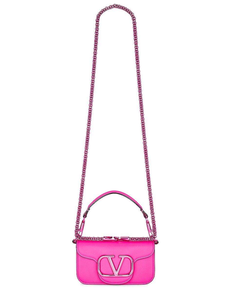 Image 1 of Valentino Garavani Small Loco Shoulder Bag in Pink