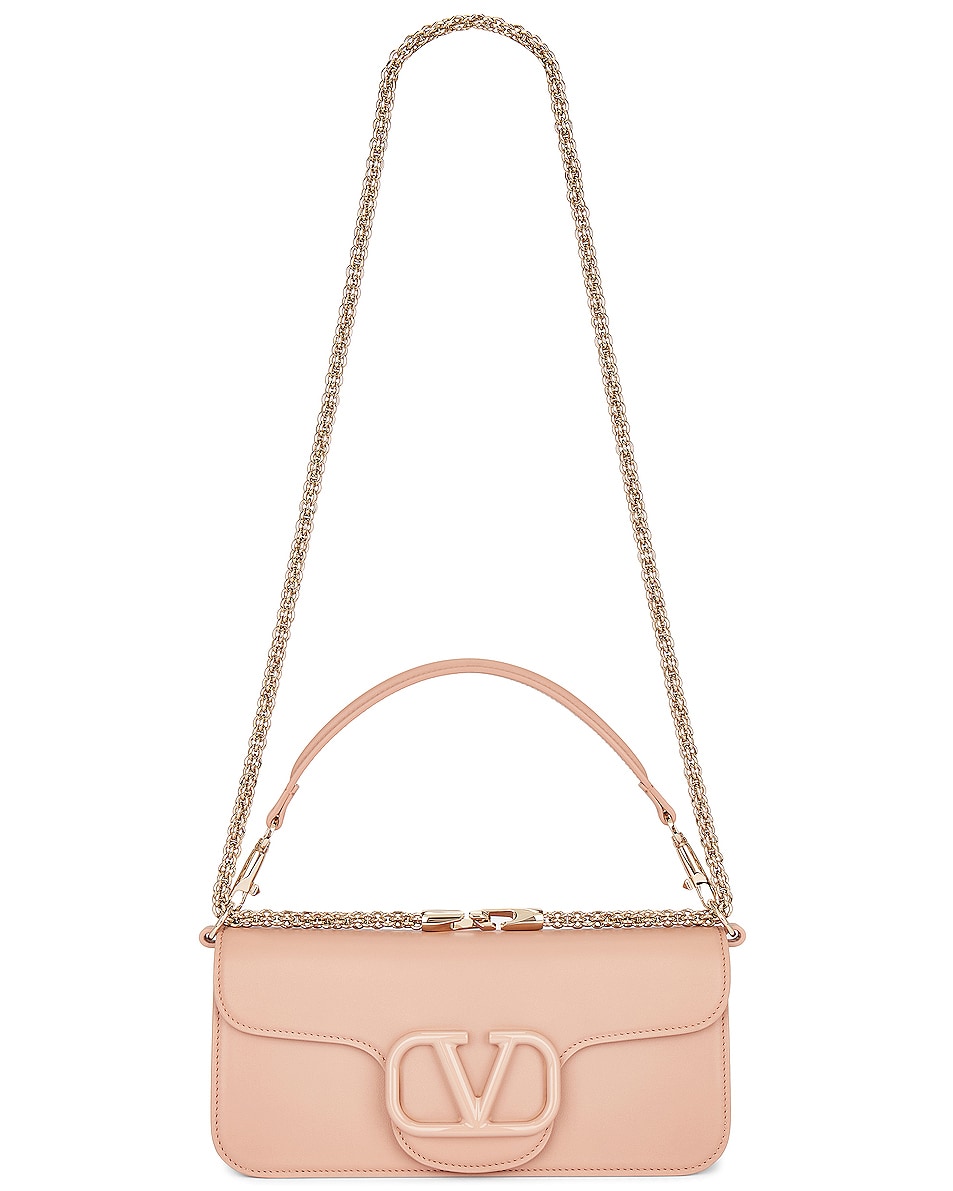 Image 1 of Valentino Garavani Loco Shoulder Bag in Rose Cannelle