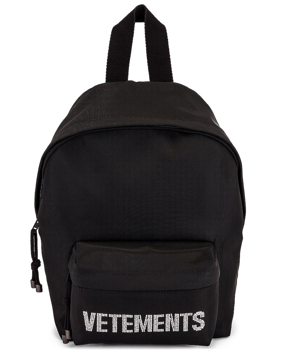 Image 1 of VETEMENTS Strass Backpack in Black
