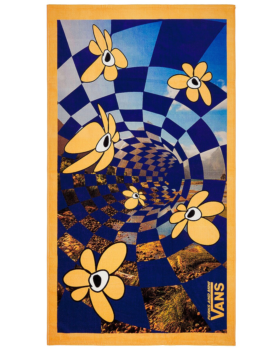 Image 1 of Vans Vault X P.A.M Spiral Checker Towel in 