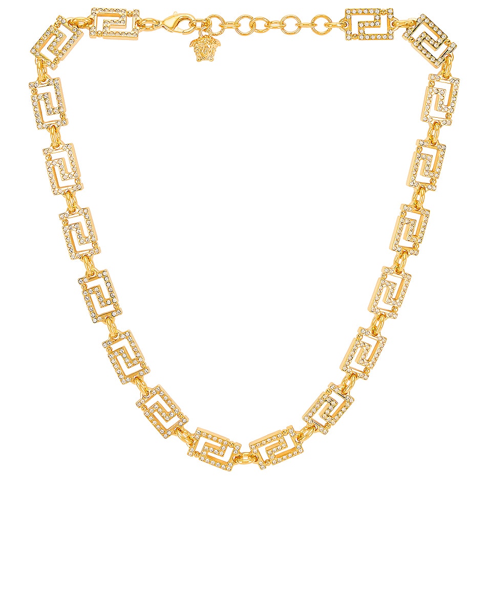 Image 1 of VERSACE Necklace in Crystal & Hot Gold