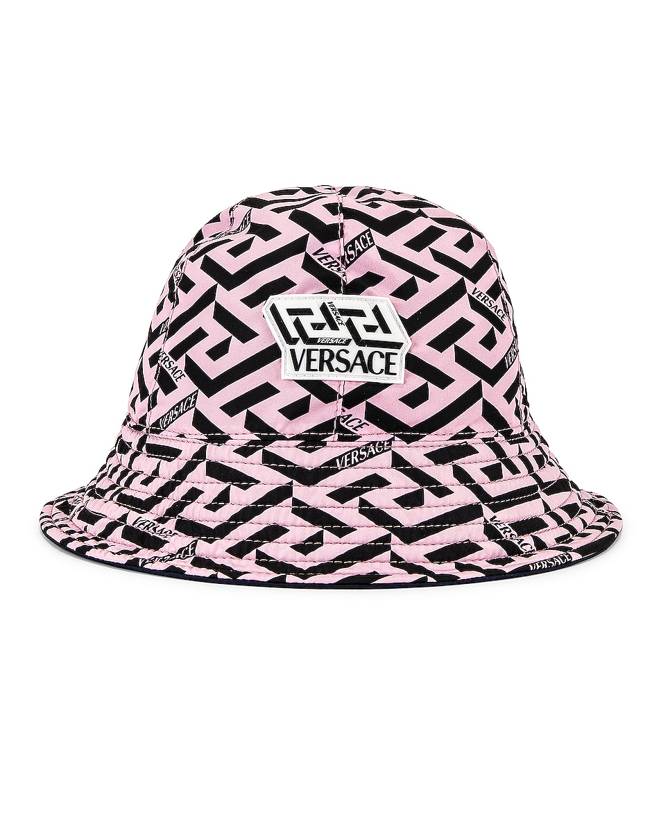 Image 1 of VERSACE Hat in Candy & Navy