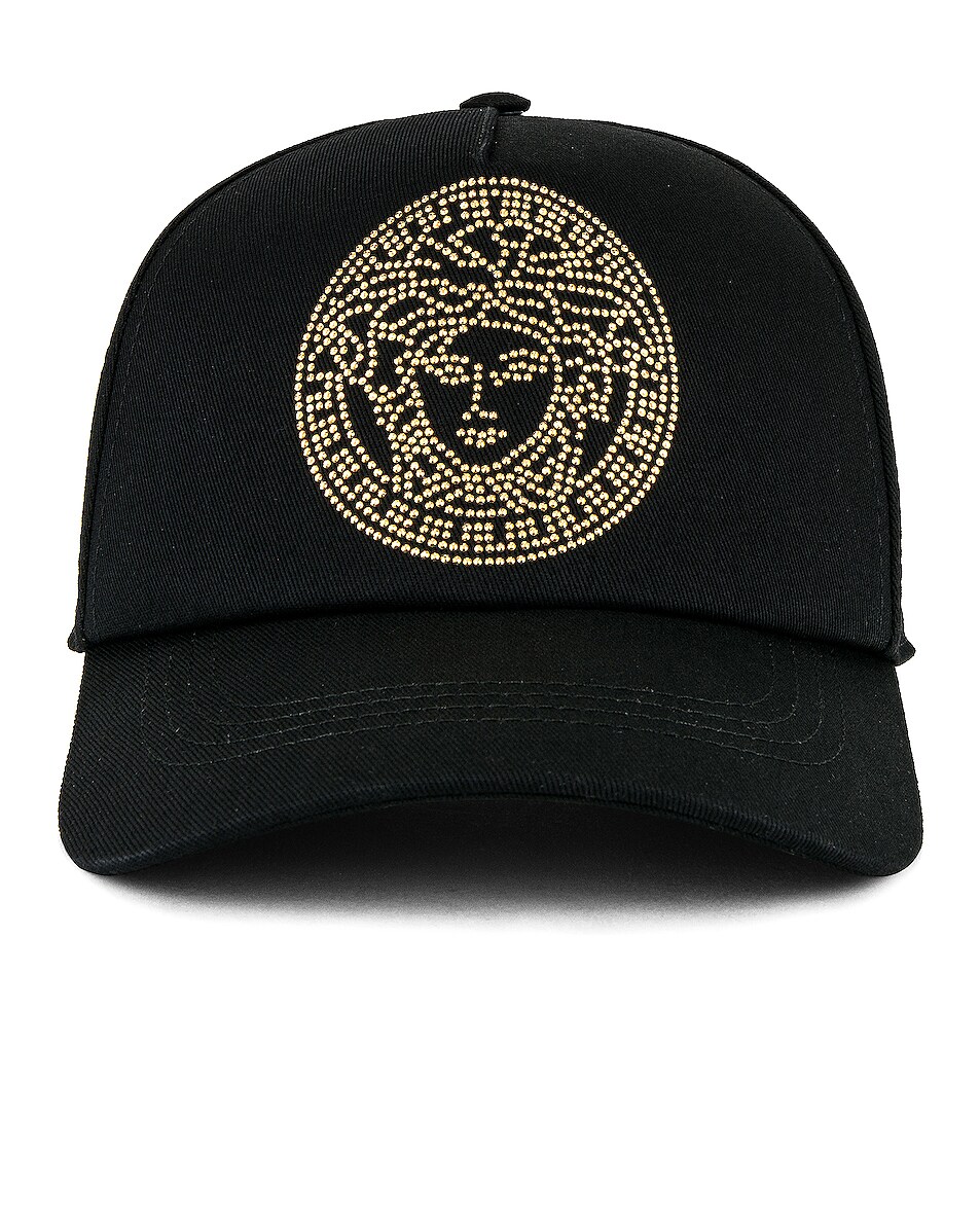 Image 1 of VERSACE Hat in Nero & Oro