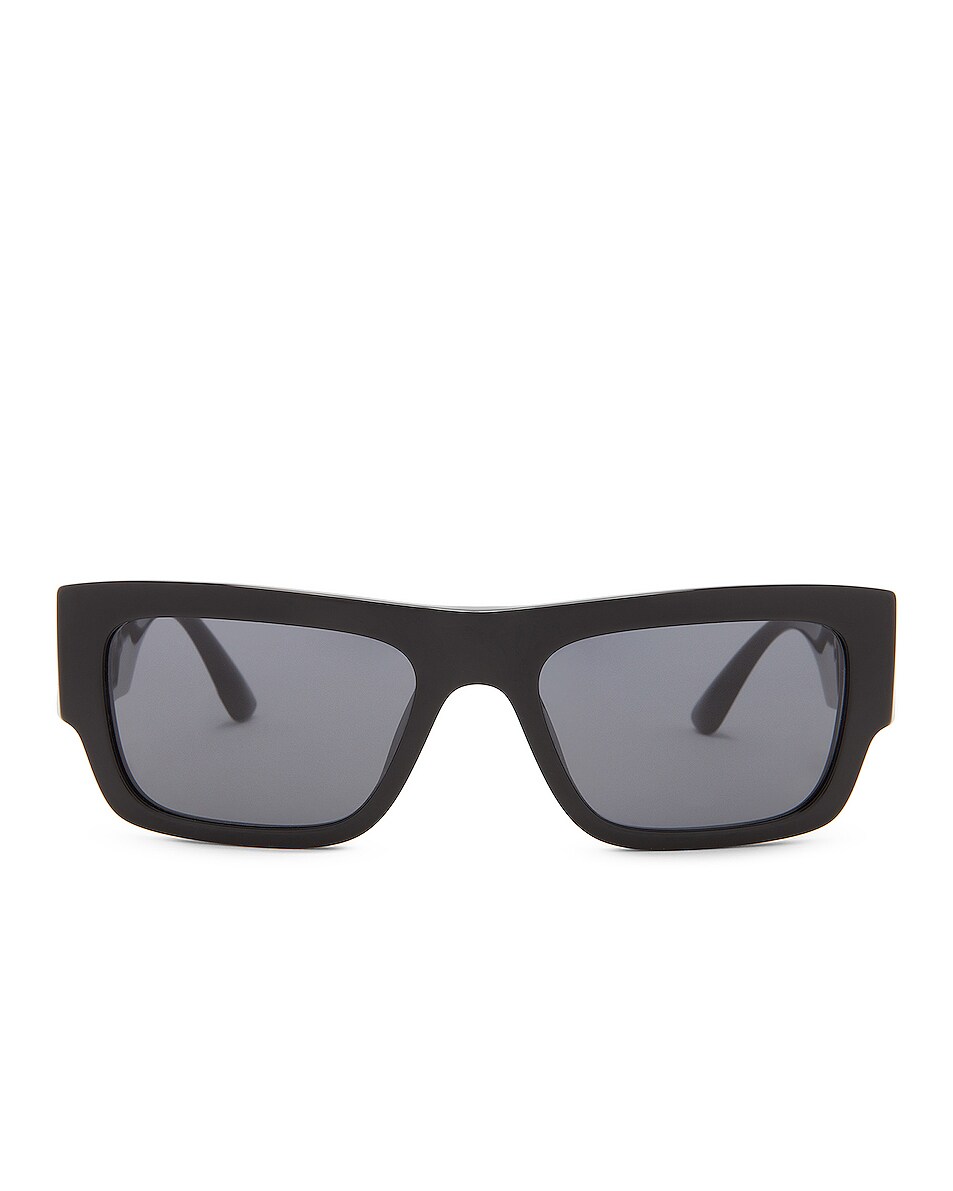 VERSACE 0VE4416U Sunglasses in Black & Dark Grey | FWRD