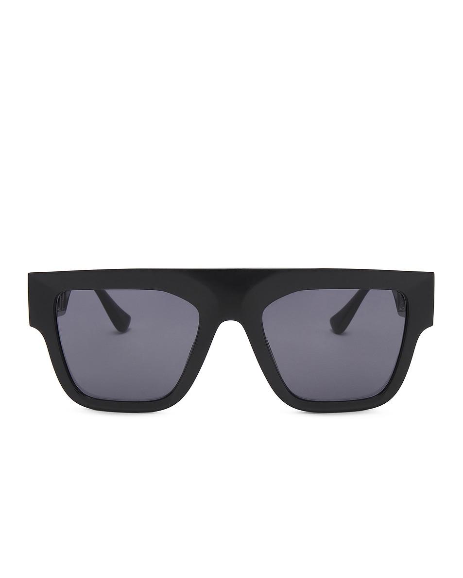 Image 1 of VERSACE Rectangle Sunglasses in Black