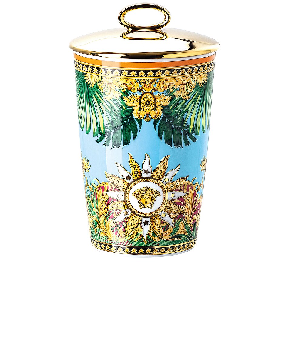 Image 1 of VERSACE Jungle Animalier Votive with Lid in Multi