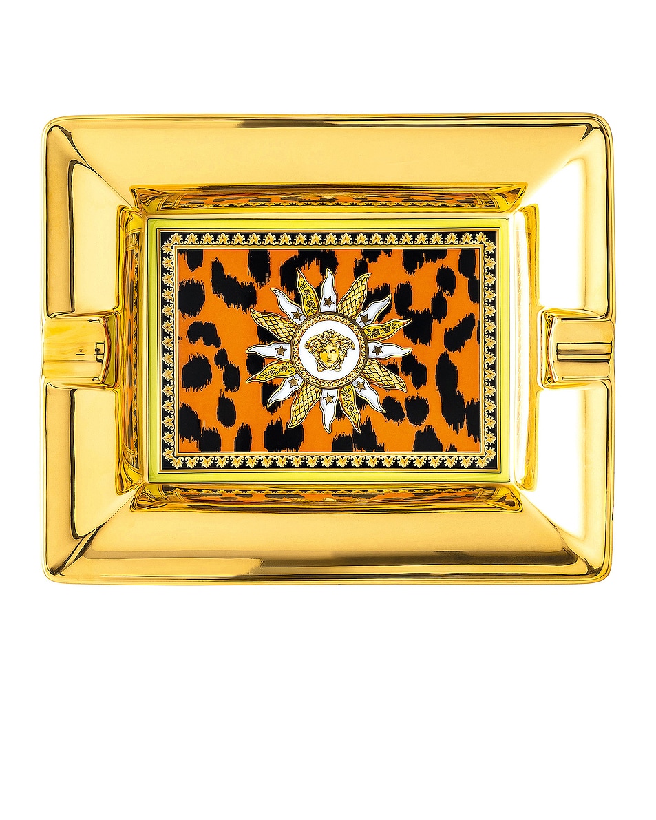 Image 1 of VERSACE Jungle Animalier Ashtray in Gold