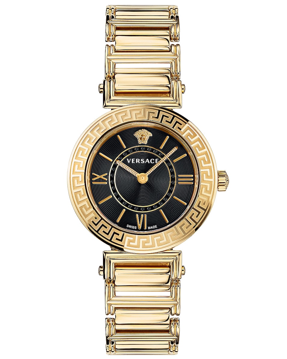Image 1 of VERSACE Tribute 35mm Watch in Yellow Gold