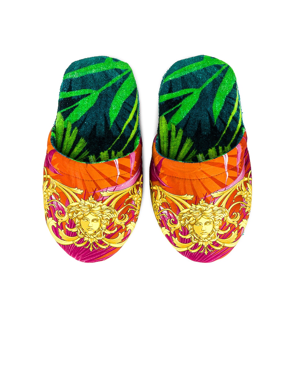 versace jungle print sandals