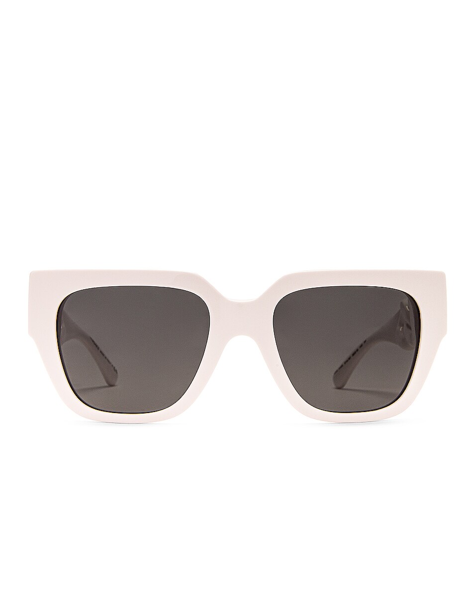Image 1 of VERSACE Medusa Chain Sunglasses in White