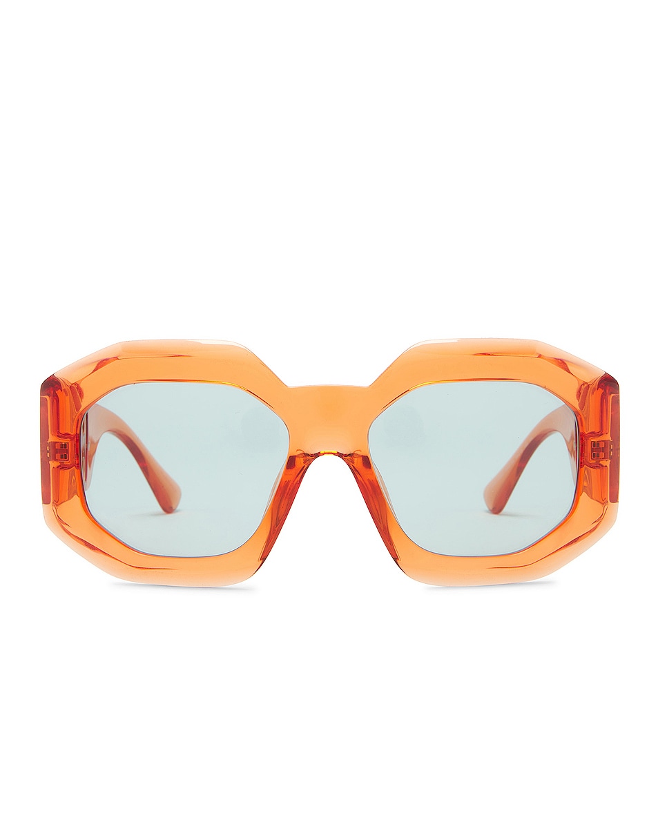 Image 1 of VERSACE Medusa Square Sunglasses in Orange