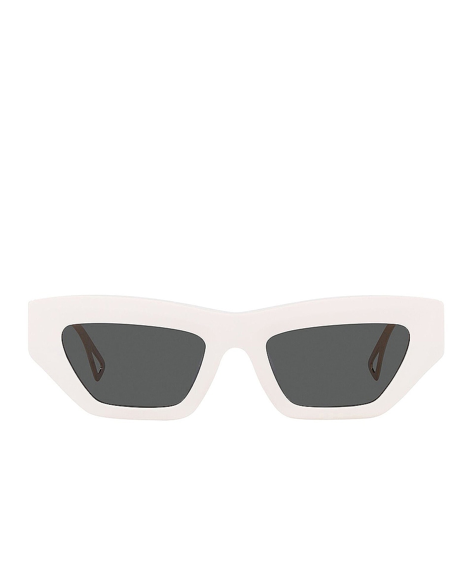 Image 1 of VERSACE Cat Eye Sunglasses in White
