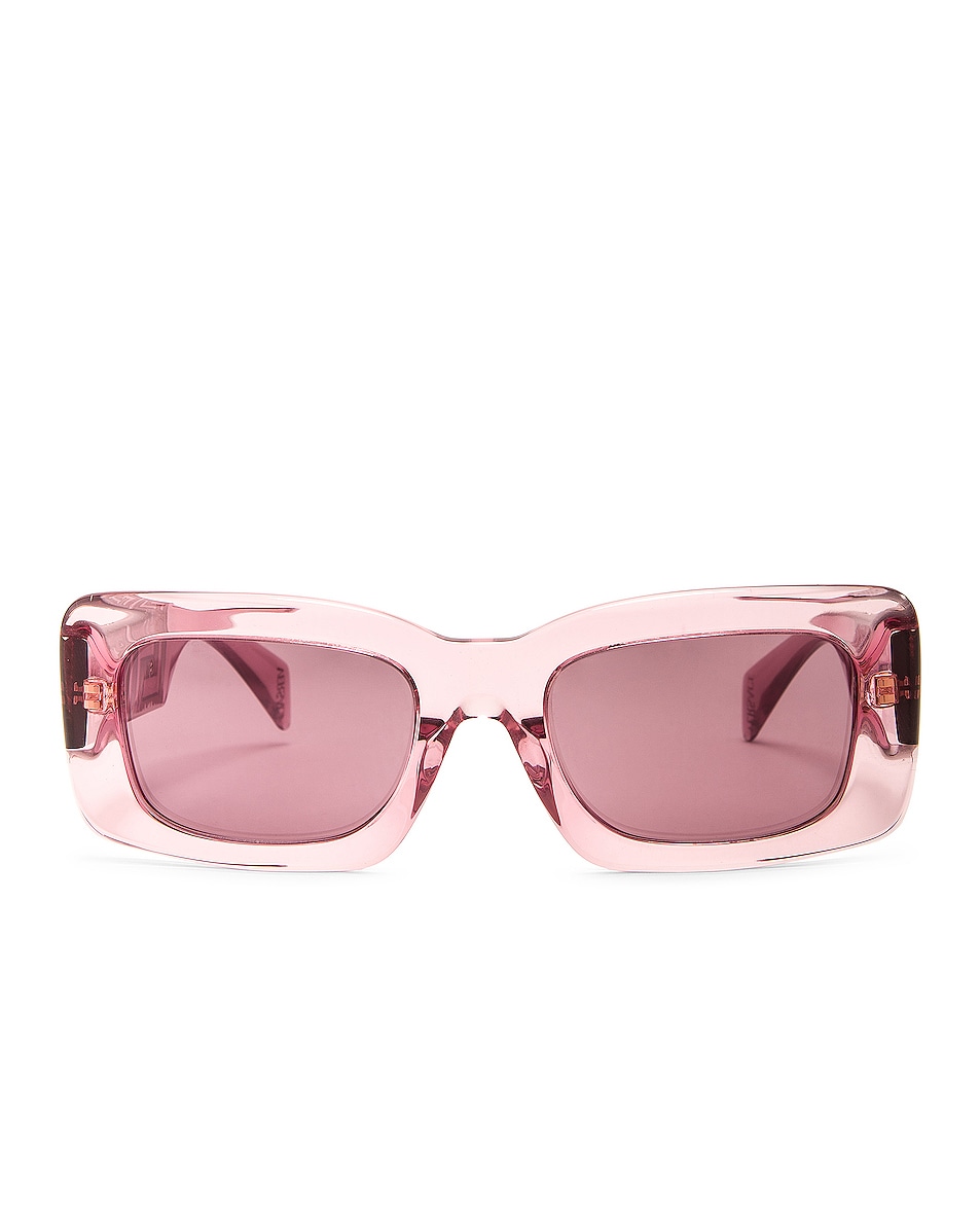 Image 1 of VERSACE Rectangular Sunglasses in Pink