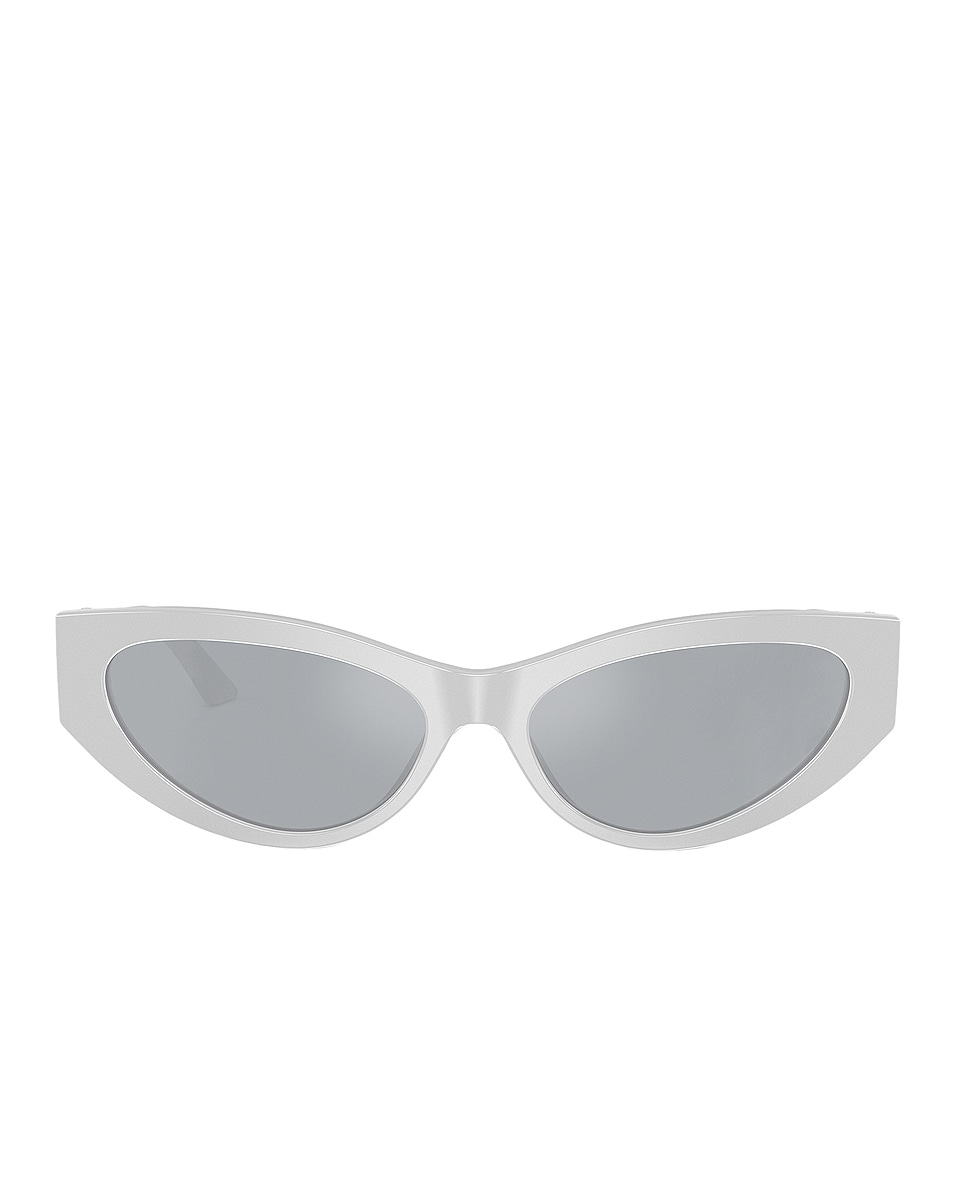 Image 1 of VERSACE Cat Eye Sunglasses in Perla Grey