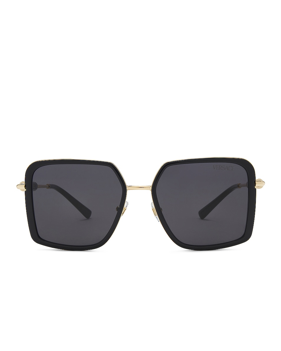 Image 1 of VERSACE Square Sunglasses in Black