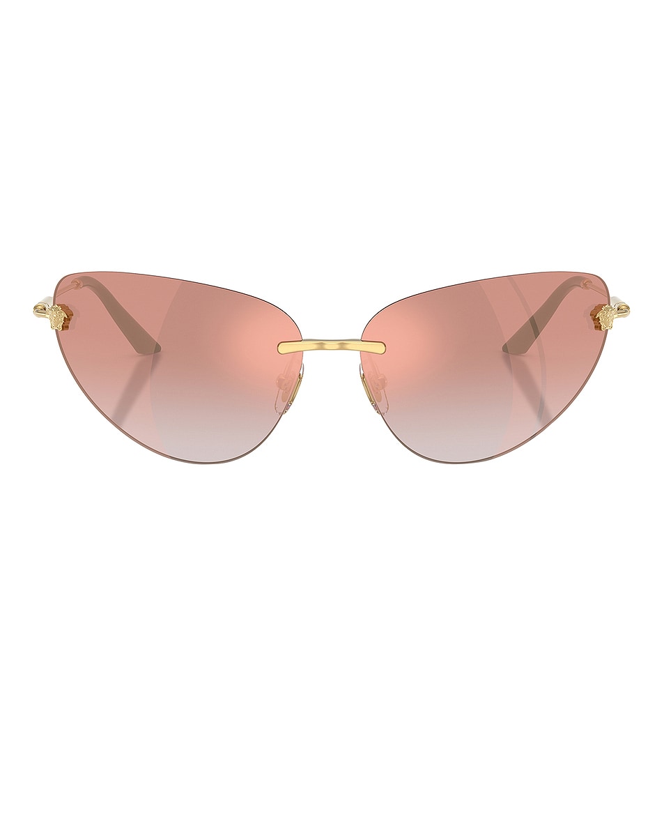 Image 1 of VERSACE Cat Eye Sunglasses in Pink