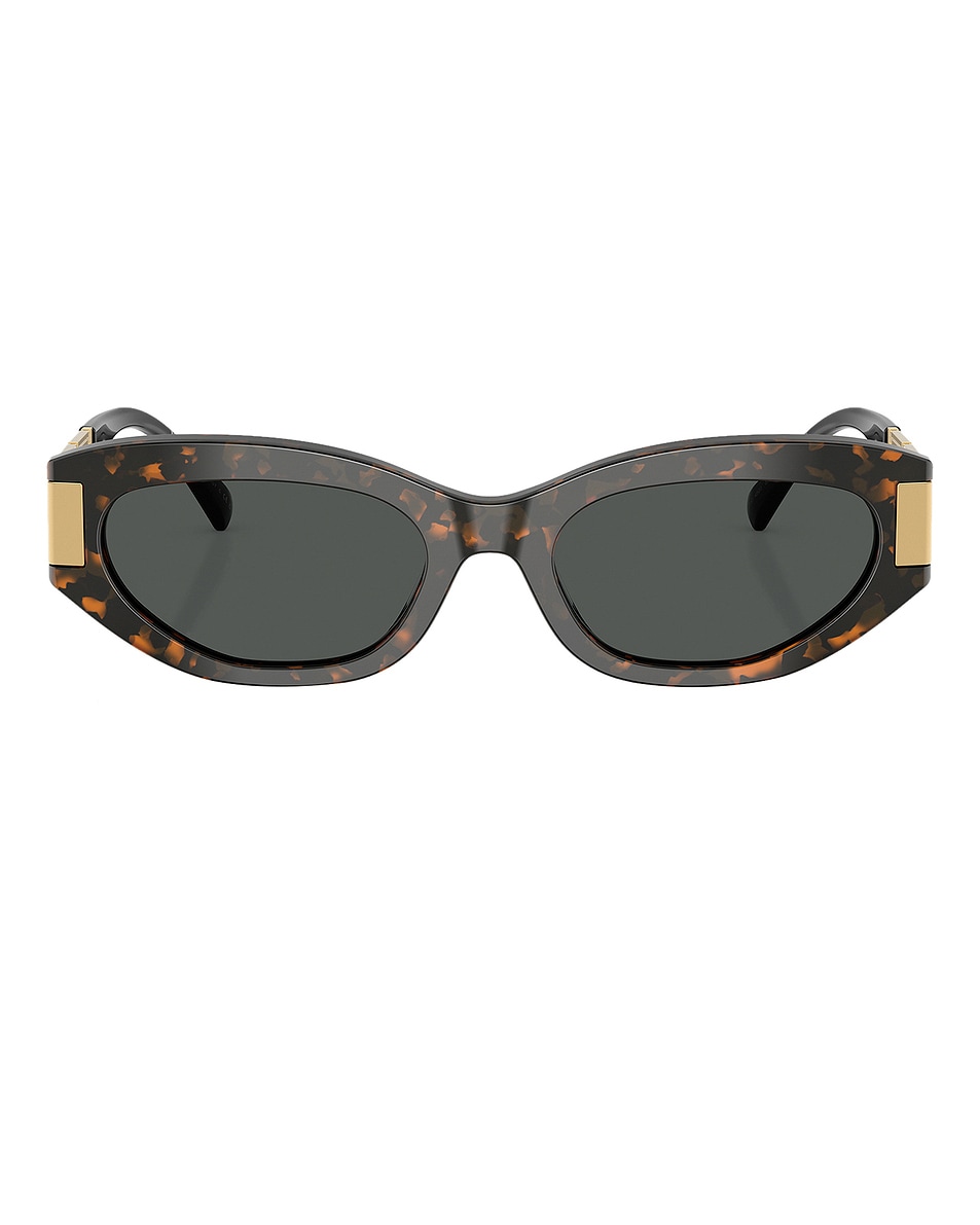 Image 1 of VERSACE Oval Sunglasses in Havana