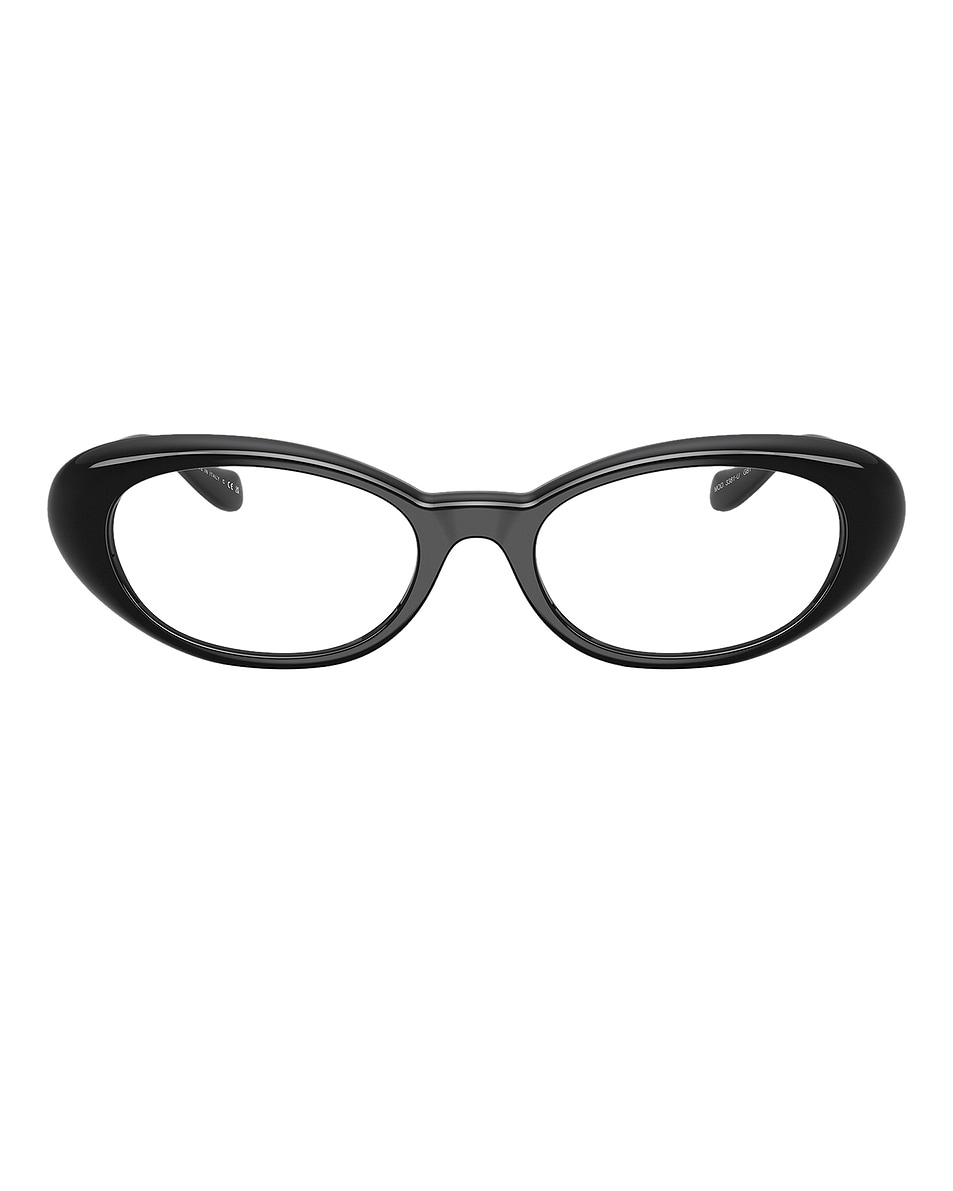 Image 1 of VERSACE Oval Eyeglasses in Black