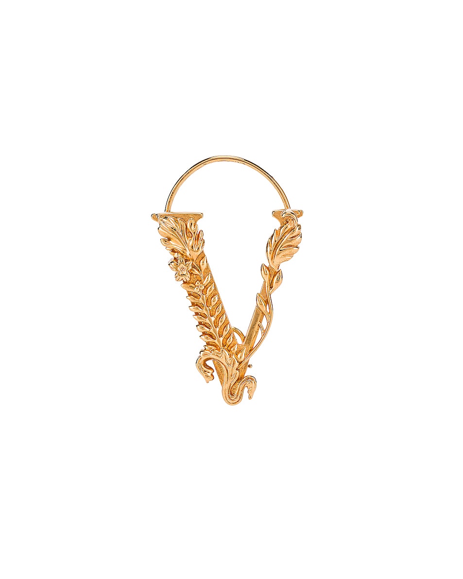 Image 1 of VERSACE Tribute Earrings in Gold