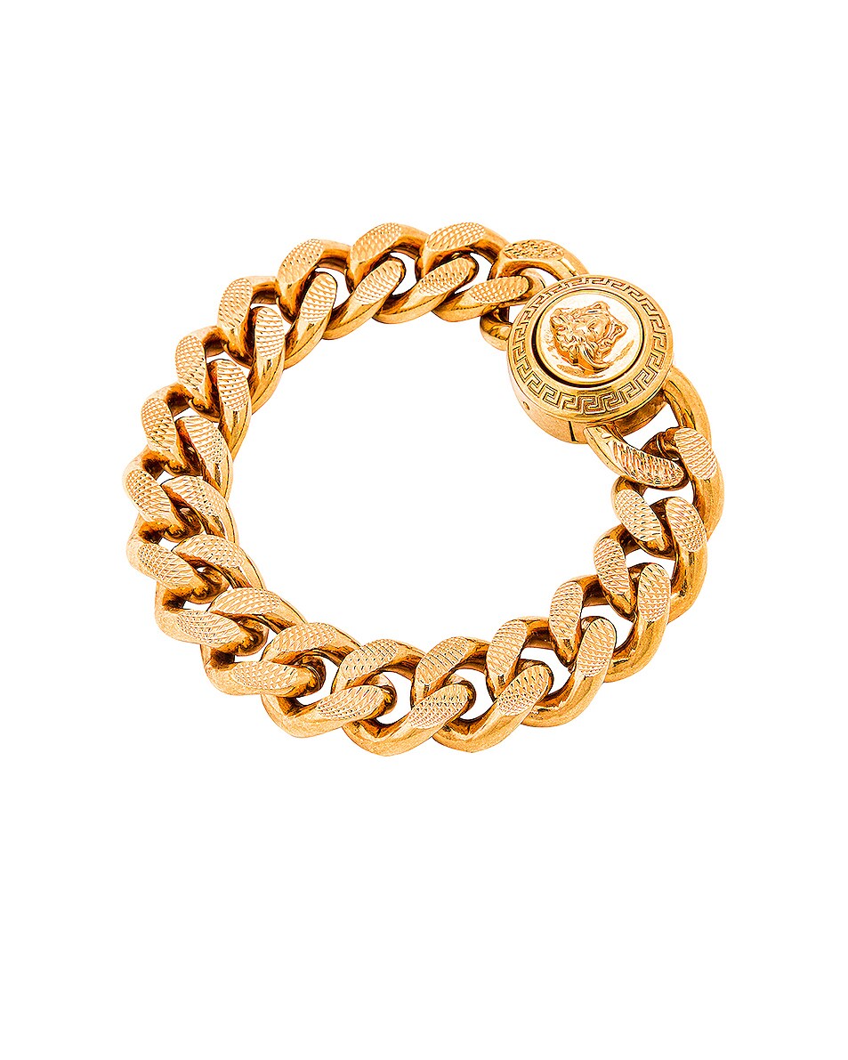 VERSACE Chain Bracelet in Gold | FWRD