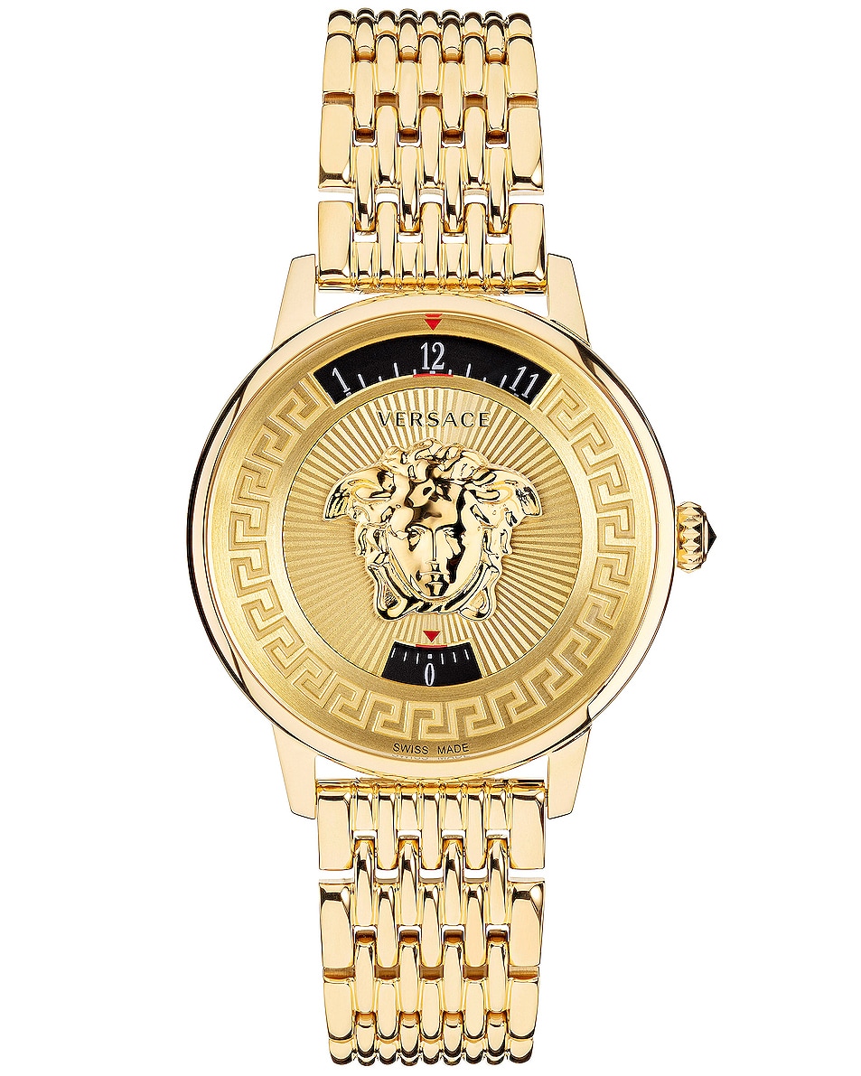 Image 1 of VERSACE 38mm Medusa Icon Watch in Yellow Gold