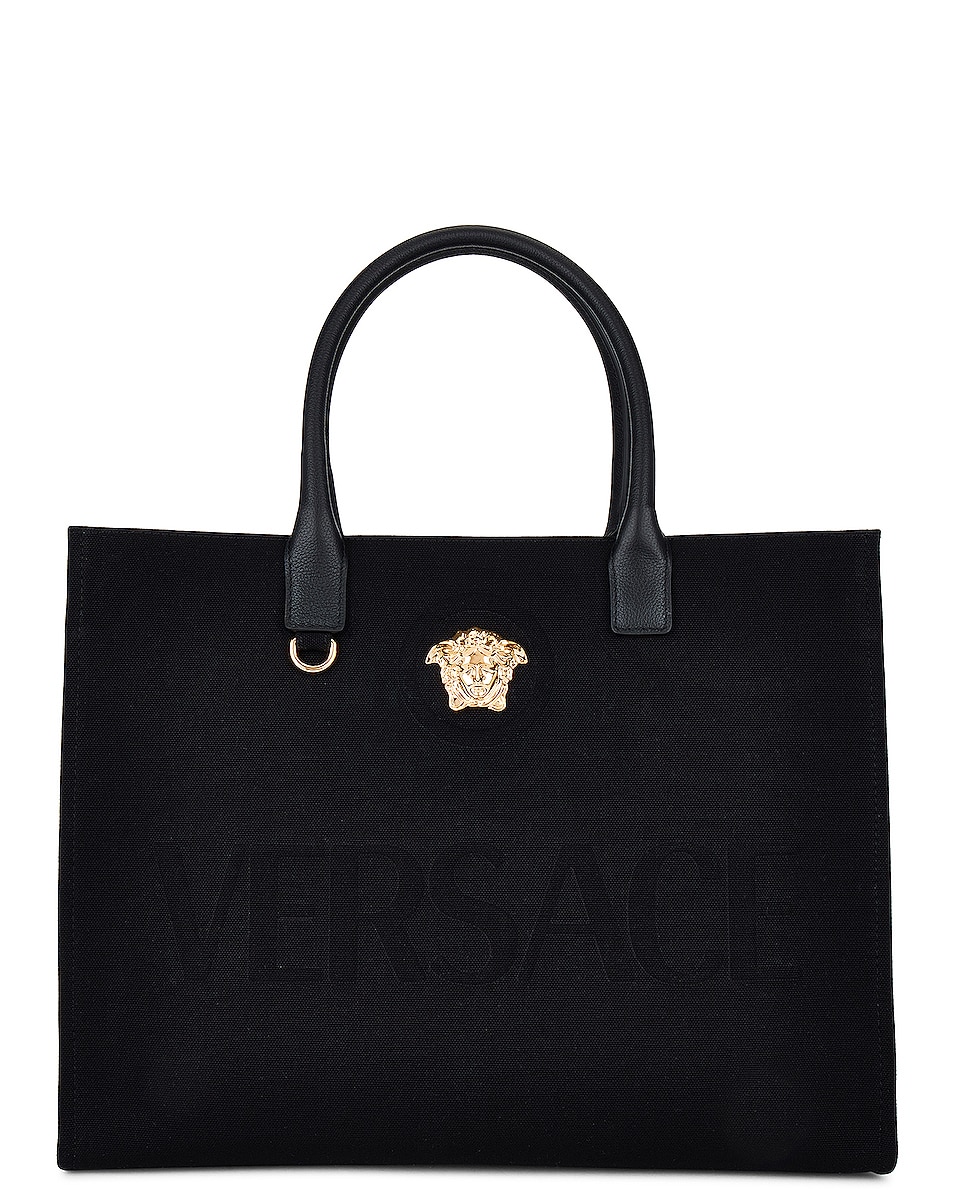 Image 1 of VERSACE Frequenza Tote Bag in Nero