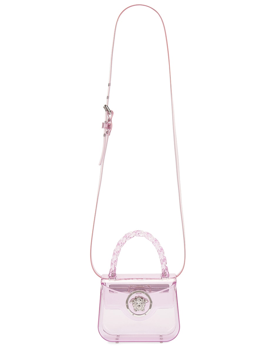 Image 1 of VERSACE Mini Top Handle Bag in English Rose
