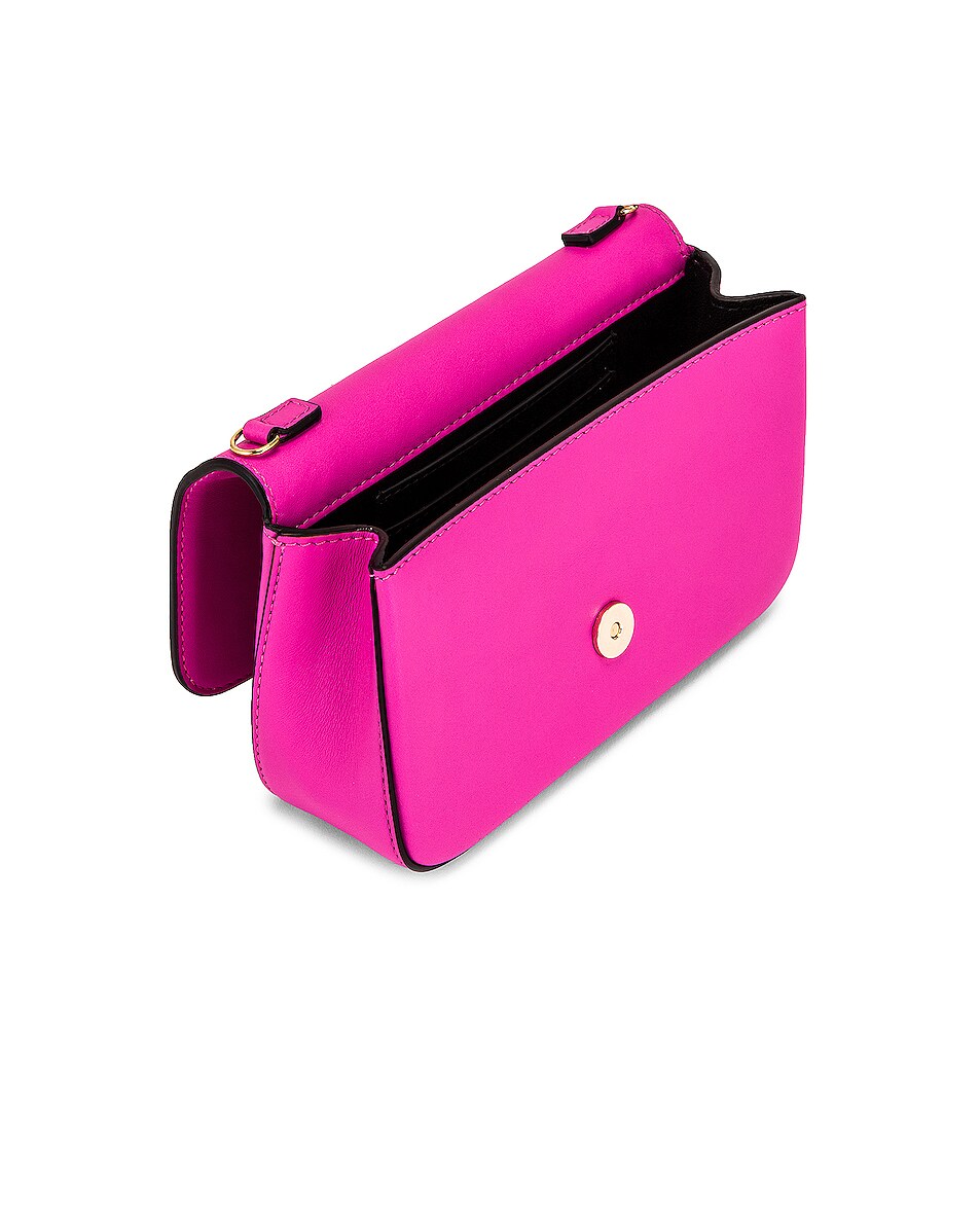 Versace V Rectangle Bag In Pink In Hot Pink & Gold | ModeSens