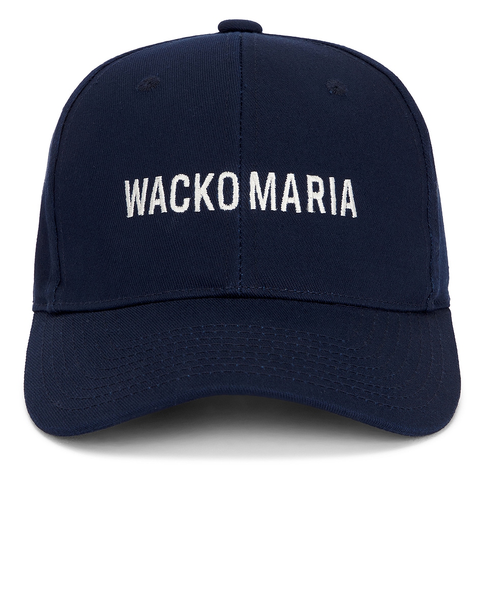 Image 1 of WACKO MARIA 6 Panel Cap in Navy