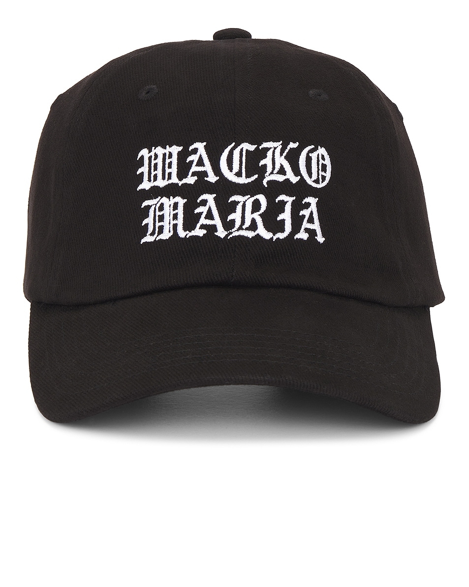 Image 1 of WACKO MARIA 6 Panel Cap in Black