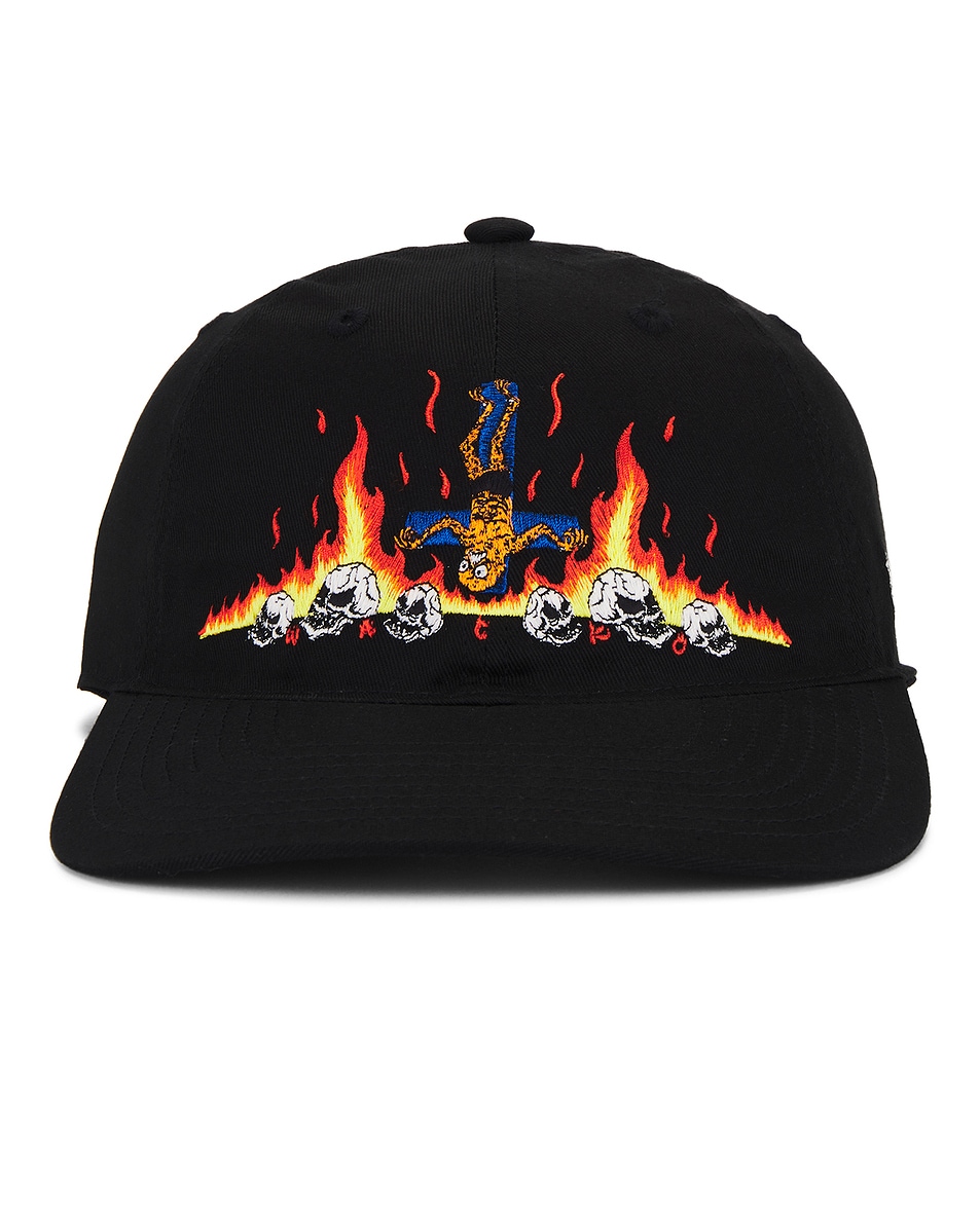 Image 1 of WACKO MARIA X Neckface Cap in Black