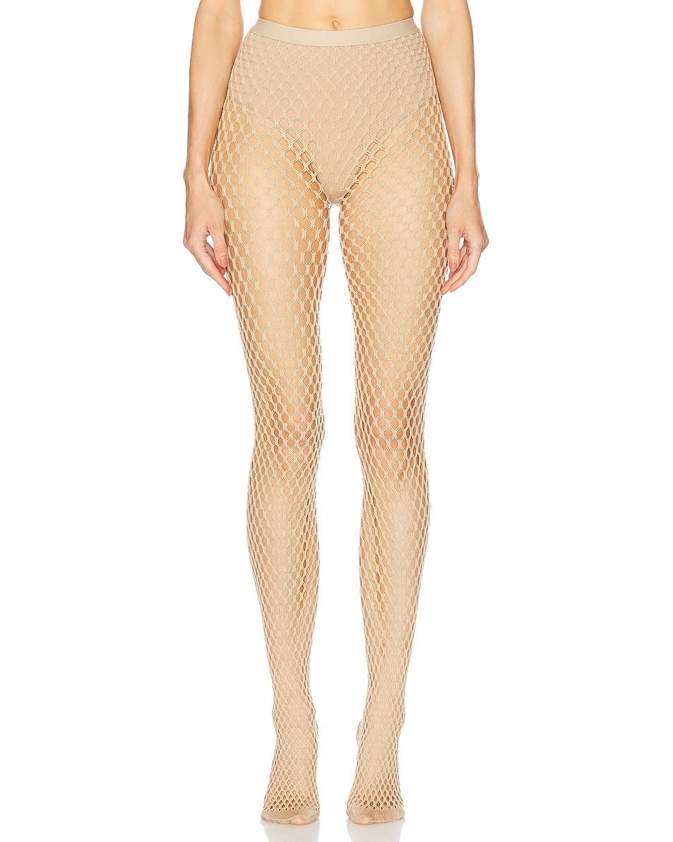 Image 1 of WARDROBE.NYC x Rosie Huntington-Whiteley RHW Web Tight in Sahara