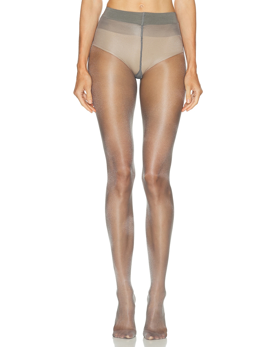 Image 1 of Wolford Satin Touch 20 Tights in Steel