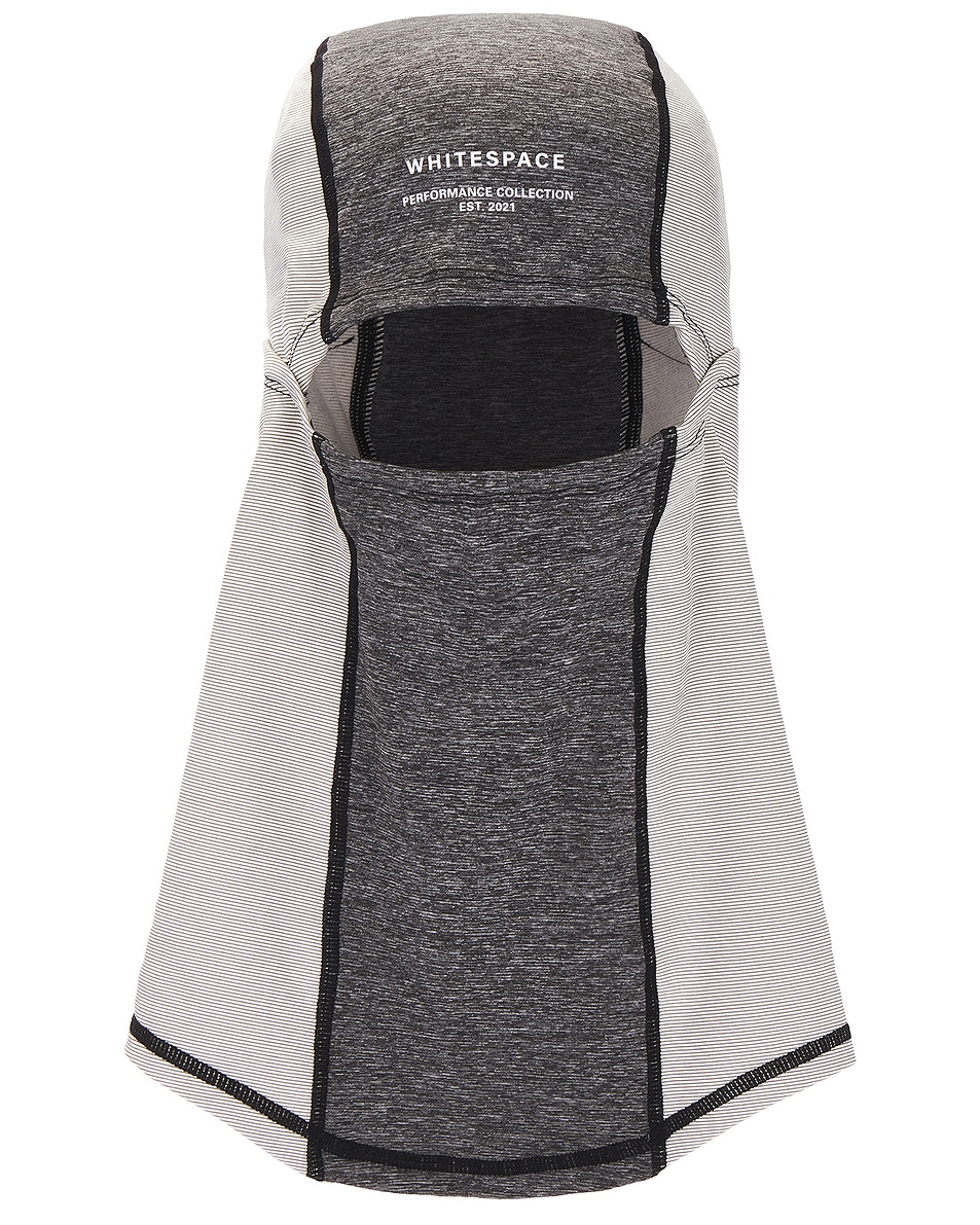 Image 1 of Whitespace Graphene Balaclava in White & Black