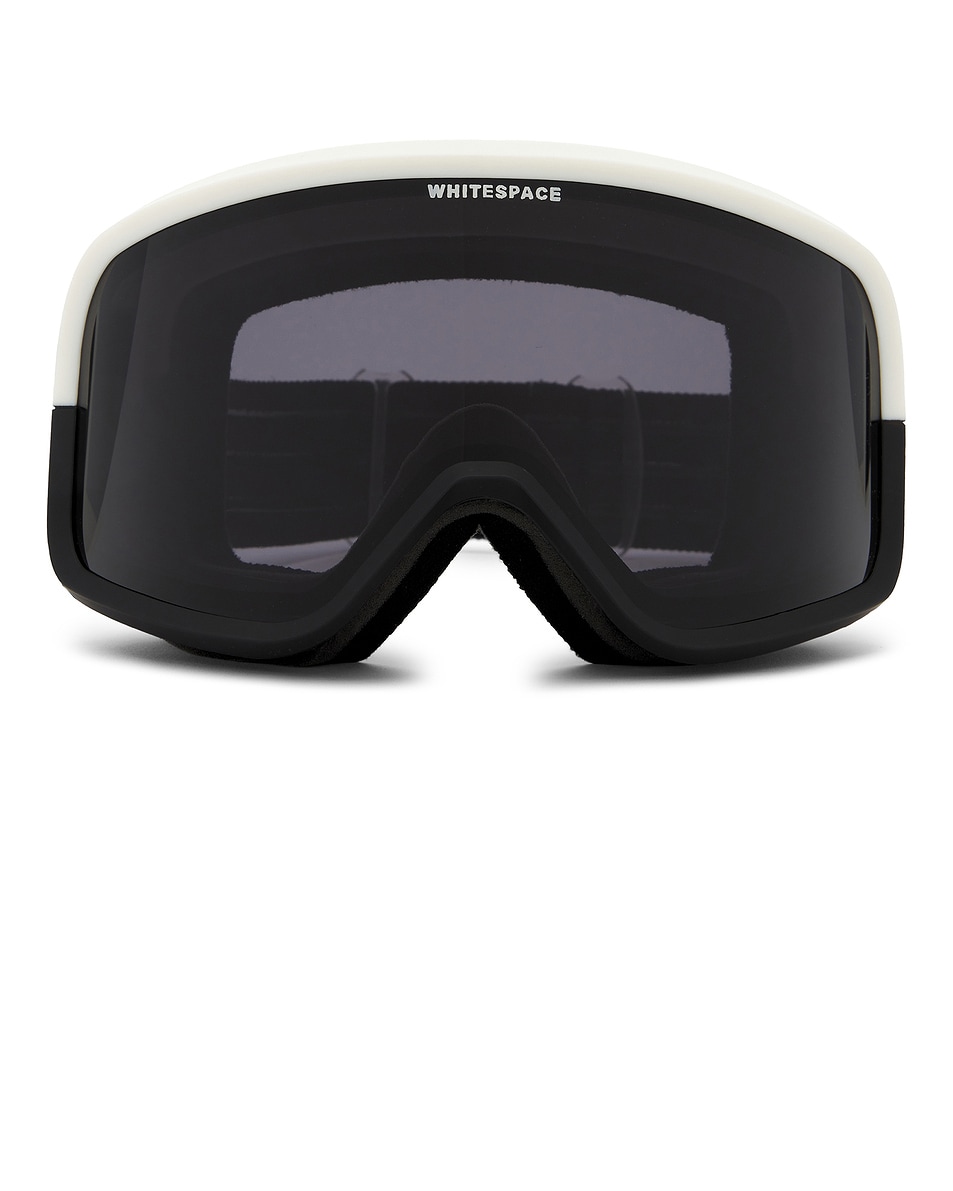 Image 1 of Whitespace Dual Tone HD Goggle in White & Black Smoke Lens