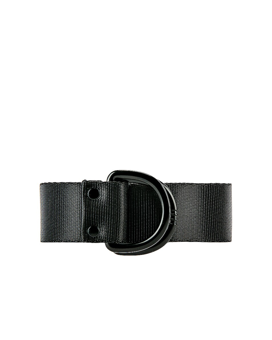 Image 1 of Y-3 Yohji Yamamoto Logo Belt in Black