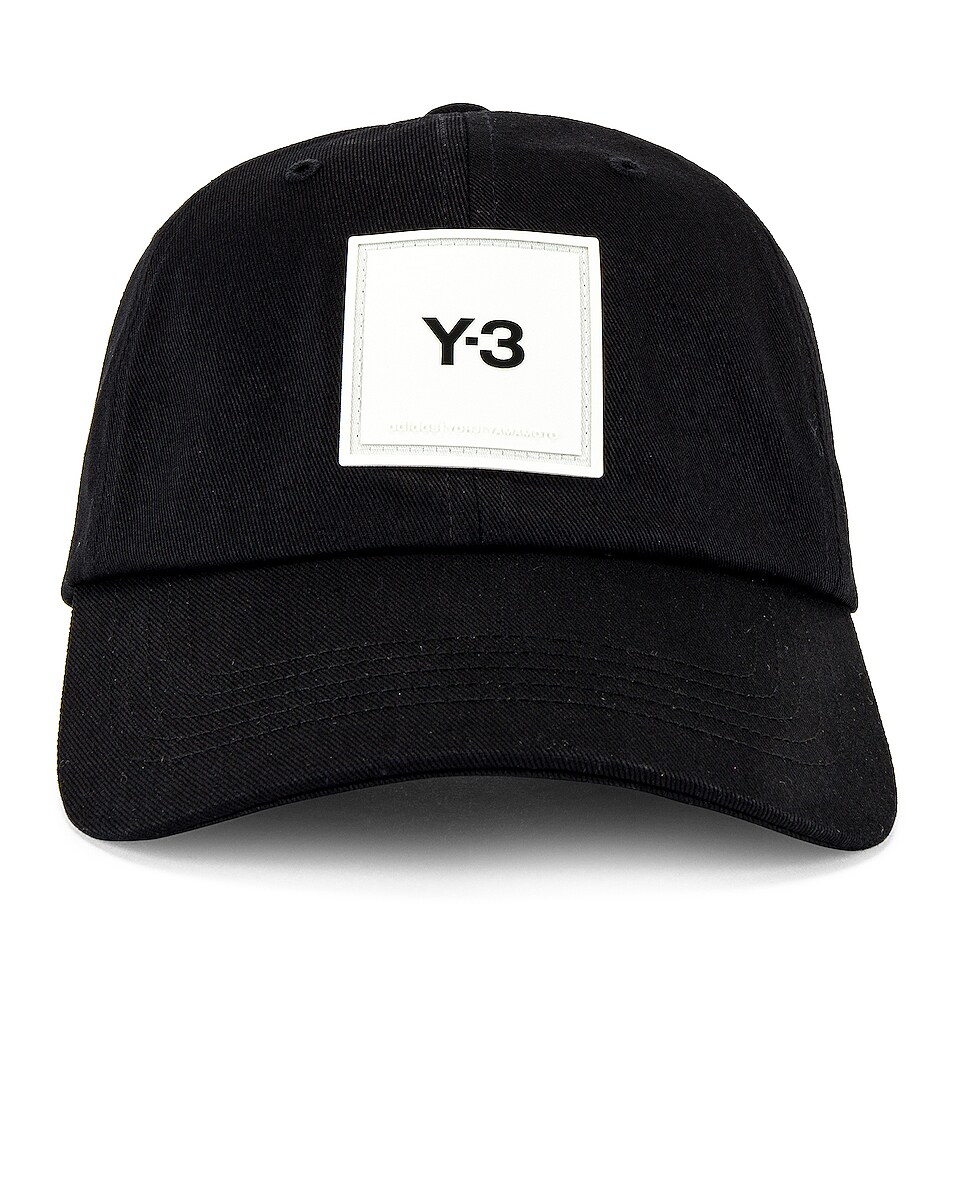 Image 1 of Y-3 Yohji Yamamoto SQL Cap in Black