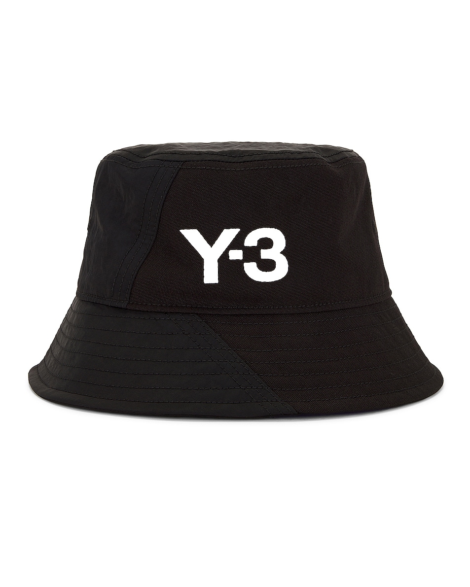 Image 1 of Y-3 Yohji Yamamoto Y-3 Bucket Hat in Black