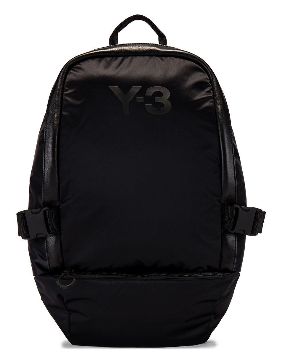 Image 1 of Y-3 Yohji Yamamoto Racer Backpack in Black