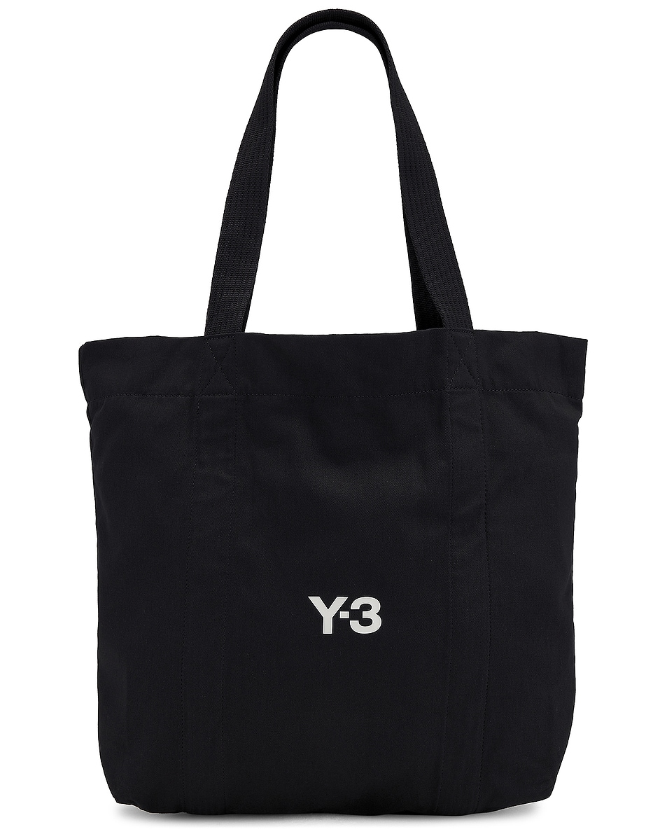 Image 1 of Y-3 Yohji Yamamoto C Tote in Black & Talc