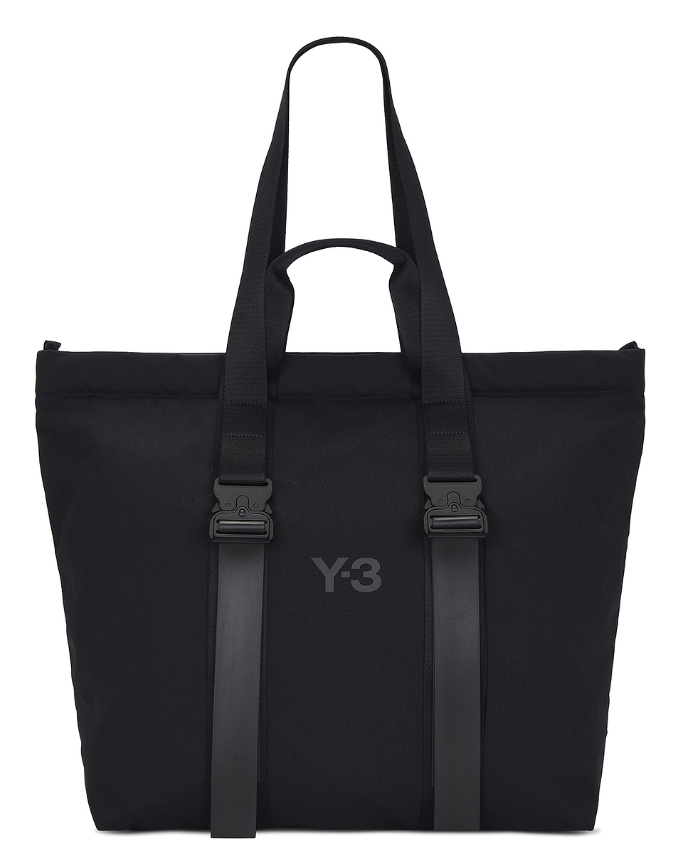 Image 1 of Y-3 Yohji Yamamoto Shopper Tote in Black