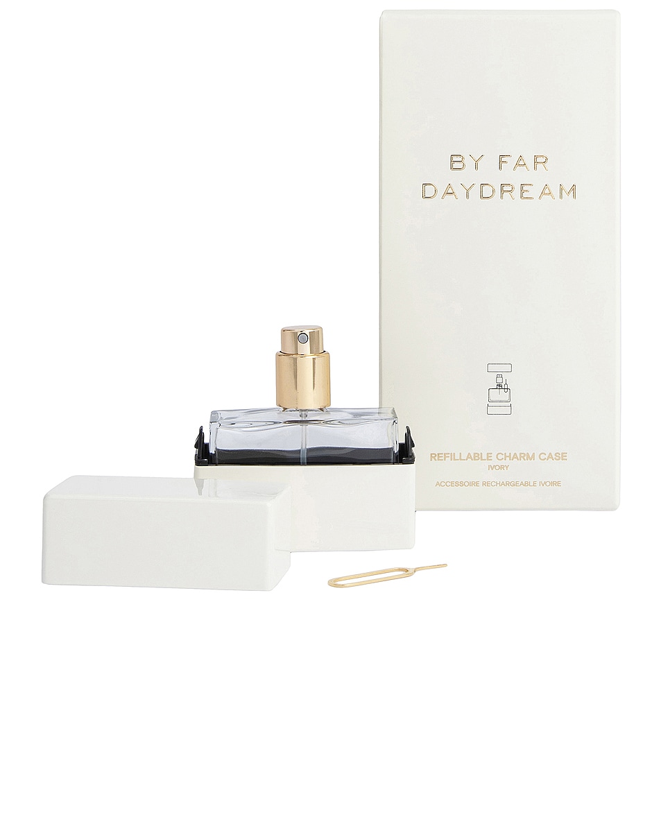 Image 1 of BY FAR Daydream Refillable Charm Case in Ivory