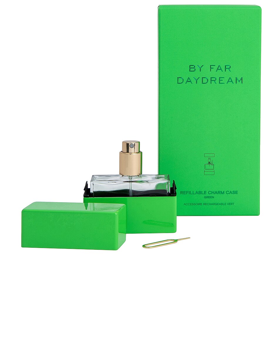 Image 1 of BY FAR Daydream Refillable Charm Case in Green