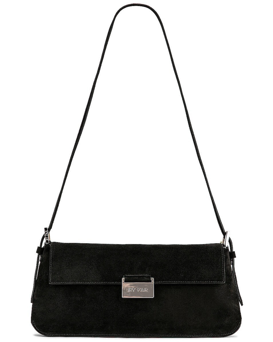 Image 1 of BY FAR Matilda Suede Leather Bag in Black