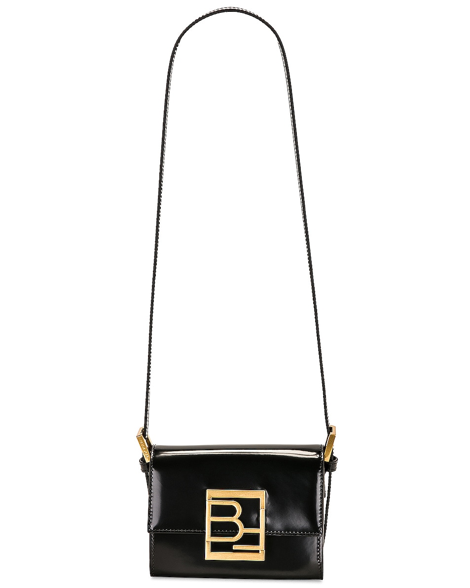 Image 1 of BY FAR Fran Semi Patent Leather Bag in Black