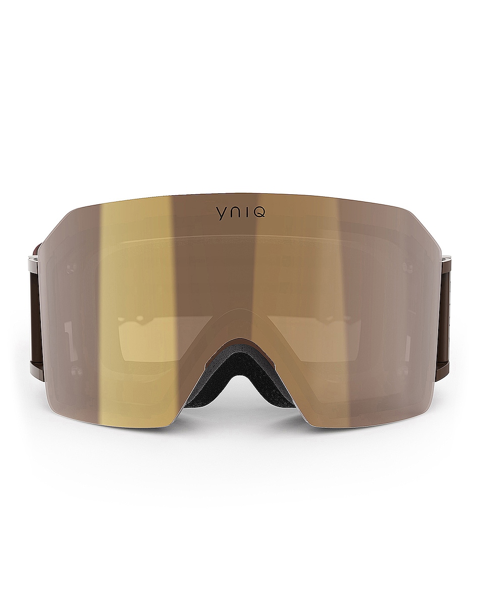 Image 1 of YNIQ Eyewear Nine Goggle in Brown & Bronze Mirror