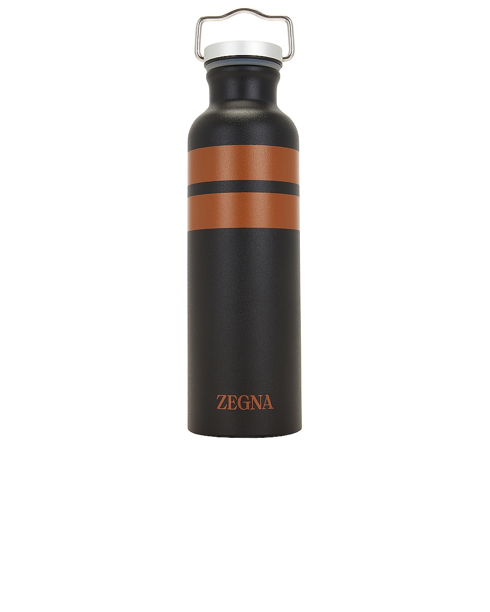 Image 1 of Zegna Metal Water Bottle in Black