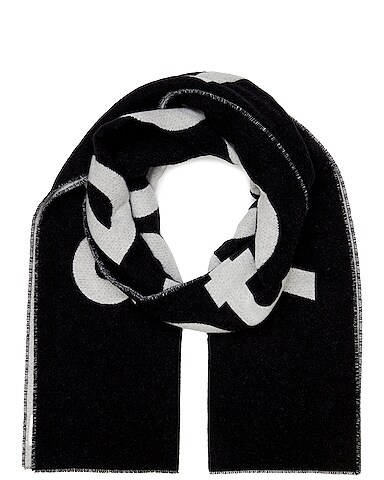 Toronty Logo Contrast Scarf