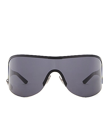 Rounded Shield Sunglasses