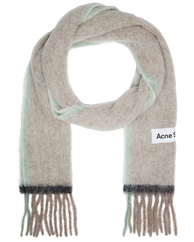 Mohair Fringed Scarf